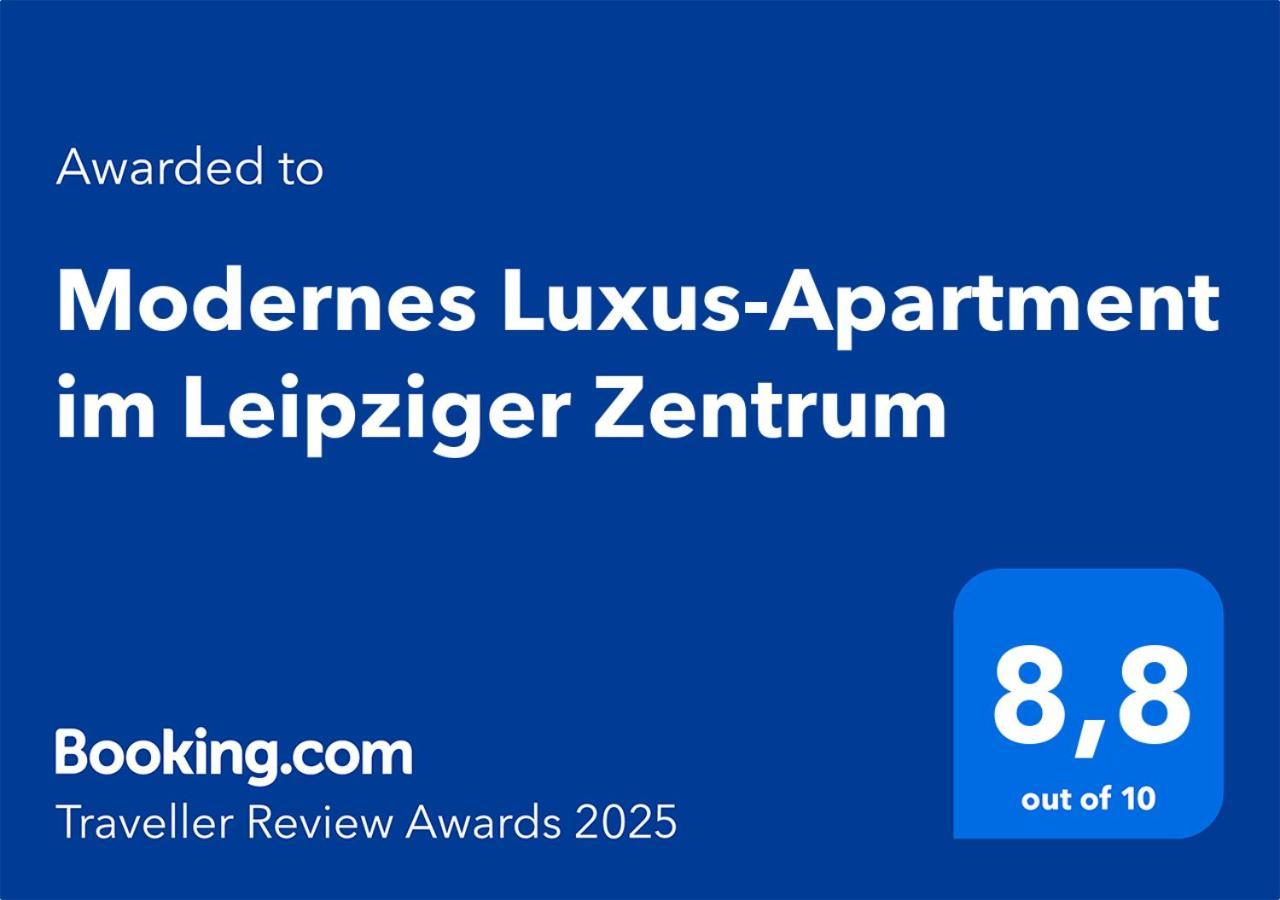 Modernes Luxus-Apartment Im Leipziger Zentrum Exterior foto